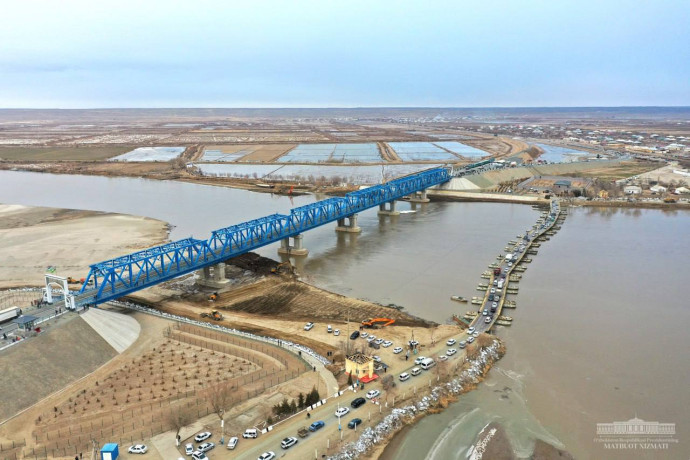 Открытие нового моста в Республике Каракалпакстан