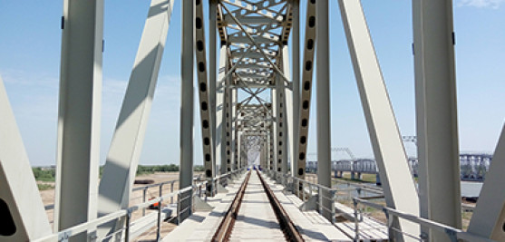 Строительство авто и ж/д моста Турменабад-Фарал через реку Аму-Дарью